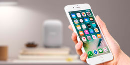 Smart hem-app för belysning