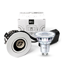 Inbyggnadsspotar inkl. GU10 LED-lampa