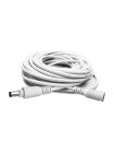 HiluX - DC-strömkabel 3 m - 2x0,5 mm² - Till PureLED Troldtekt-skenor - Vit