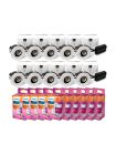 10 x HiluX D10 Inomhus spot - Vit inkl. 10 x dimbara LED-spotar 3,8 W - 345 lm - CRI:90