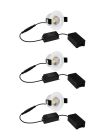 HiluX D3 Tilt360 3-pack - Full Spectrum LED-inbyggnadsspot - Ra97 - 2700K - Vit