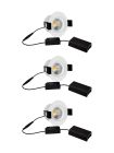 HiluX D8 Tilt360 3-pack - Full Spectrum LED-inbyggnadsspot - Ra97 - 2700K - Vit