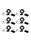 HiluX D8 Tilt360 6-pack - Full Spectrum LED inbyggnadsspot - Ra97 - 2700K - Svart