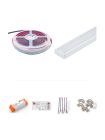 HiluX ZigBee LED-band RGBW med aluprofil - 5m - Komplett set