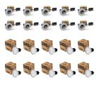 10 x HiluX D10 Inomhusspot Vit inkl. 10 x HiluX R10 Dimtone GU10 1800-3000K