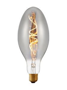 E27 - SPL Big FleX Ellipse - Smoke - Ø:100mm - 2200K - CRI 90 - Dimbar