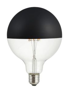E27 - SPL Premium Toppspegel Globe - Svart - Ø:125mm - 2500K - CRI 93 - Dimbar