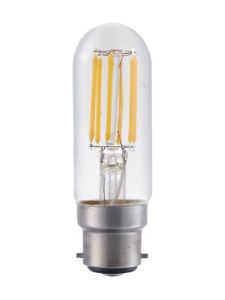 Ba22d - SPL Tubular Filament - Klar - 500lm - 2700K - CRI 90 - Dimbar