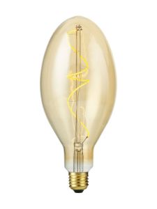 E27 - SPL Big FleX Ellipse - Amber - Ø:100mm - 200lm - 2000K - CRI 90 - Dimbar