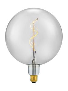 E27 - SPL Big Globe - smoke - Ø:200mm - 470lm - 2200K - CRI 80 - dimbar