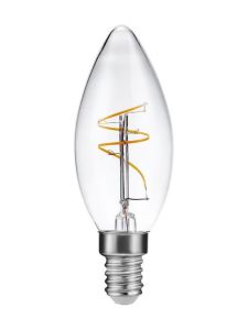 E14 - SPL Slim Flex - Klar - Ø:35mm - 150lm - 2200K - CRI 90 - Ej dimbar