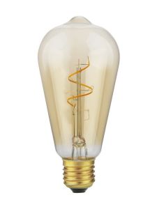 E27 - SPL Slim Flex - Amber - Ø:64mm - 470lm - 2200K - CRI 90 - Dimbar