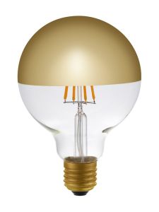 E27 - SPL Globe Topspegel - Amber - Ø:95mm - 350lm - 2500K - CRI 80 - Dimbar