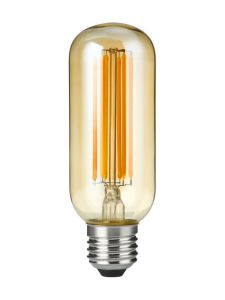 E27 - SPL Tubular Deco - Amber - Ø:45mm - 550lm - 2200K - CRI 90 - Dimbar
