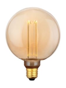 E27 - SPL Vintage Tube - Amber - Ø:125mm - 120lm - 1800K - CRI 82 - Dimbar