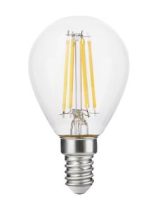 E14 - SPL Ball E14 - Klar - Ø:45mm - 470lm - 2500K - CRI 90 - Dimbar