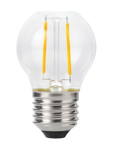 E27 - SPL Ball E27 - Klar - Ø:45mm - 140lm - 2200K - CRI 93 - Dimbar