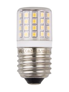 E27 - SPL Tubular VR 100-240V - Klar - Ø:27mm - 400lm - 3000K - CRI 80 - Ej dimbar