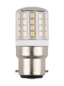 Ba22d - SPL Tubular VR 100-240V - Klar - Ø:27mm - 400lm - 3000K - CRI 80 - Ej dimbar