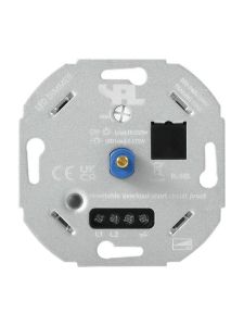 SPL - Väggdimmer - Universal - LED 2-175W / Halogen 10-350W - Vrid/tryck - Aluminium