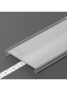 Täckning till LED-profil - C10 - Click - 1m - Smal ljusspridning