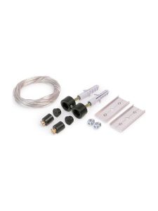 Wire-upphängning till LED-profil - 50V - 1,5 m - Svart