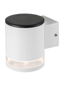 V-Tac 0,55W Solcellsvägglampa LED Vit IP54 70lm med 3 års garanti