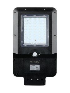 V-Tac 15W Solcellsgatlampa LED - Svart, inkl. solcell, sensor, IP65