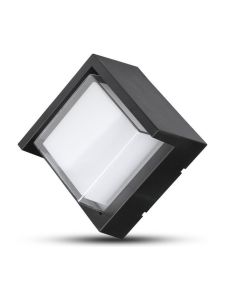 V-Tac 7W LED fyrkantig utomhus vägglampa inkl. ljuskälla - IP65, 230V, 400lm, RA80