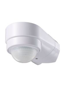 V-Tac rörelsesensor - LED-anpassad, vit, justerbar vinkel, PIR infraröd, IP65 utomhus - 230V IP65