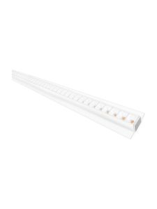 HiluX - Troldtekt LED-skena UGR<19 - 120 cm - 36W - 3000K - CRI90 - 35 mm skiva - Vit/Vit