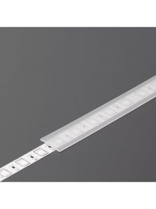 Cover till LED-profil - J - Slide - 3m - Frosted