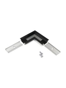 Vinkel till LED-profil GROOVE10 - 90° - Svart
