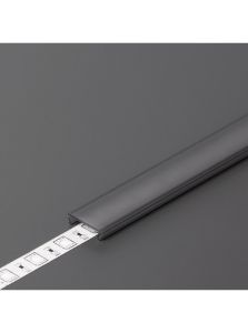 Cover till LED-profil - C - Click - 3m - Svart