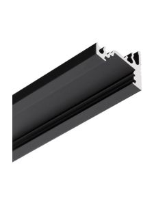 LED-profil CORNER10 - 1m - Svart