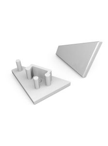 Ändlock till CORNER10 Gen2 - Silver - 20 st