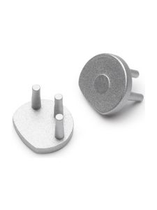 Ändlock till PEN8 - Silver - 20 st