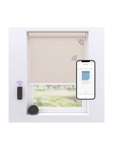 MotionBlinds - Wireless Electric Sort-Out Rollerblind 120x190cm - Sand