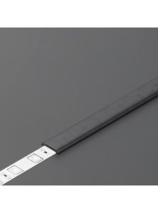 Diffusor till LED-profil - C2 - Click - 2m - Svart