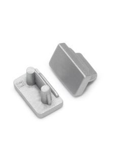 Endstycken till SLIM8 - Silver - 20 st