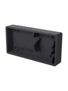 Shelly Wall Display X2i - väggfäste - svart - endast USB-C (5V)