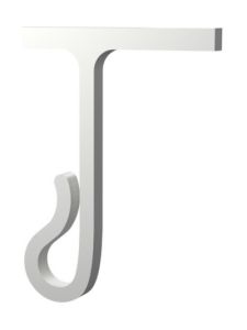 Ljusslinga-clips - För julbelysning och ljusslingor i utstick - Vit - 20 st.