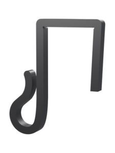 Clips till ljusslingor – till julbelysning och ljusslingor på staket - 20mm - svart - 20 st