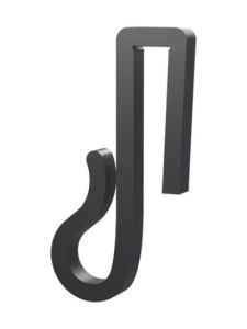 Ljusslinga-clips – För julbelysning och ljusslingor på häck - 6mm - Svart - 20 st.