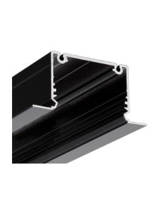 LED-profil PHIL RECESSED - 3m - Svart