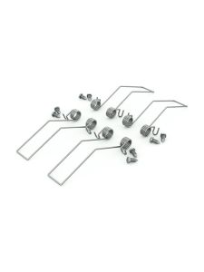 Fäste till LED-profil PHIL RECESSED - rostfritt stål - 4 st