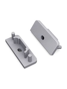 Ändstycken till SURFACE14 Gen2 - Silver m. hål - 20 st
