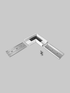 Vinkel till LED-profil SURFACE14 - 90° - Vit