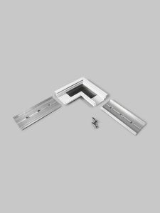 Vinkel till LED-profil GROOVE14 - 90° - Vit