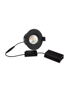 HiluX D8 Tilt360 - Full Spectrum LED-inbyggnadsspot - Ra97 - 3000K - Svart